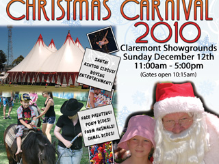 2010 Family Christmas Carnival Poster